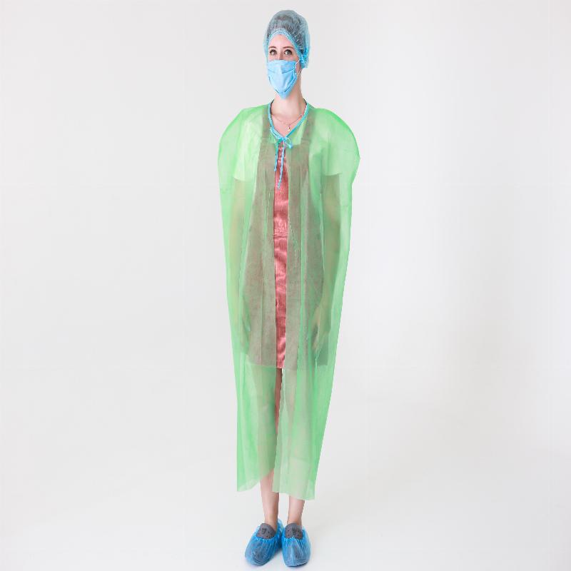 Накидка для відвідувача на зав`язках "СНЕЖКА" (спанбонд) нестерильна